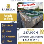 SE VENDE PARCELA CON PISCINA EN LA HERMANDAD