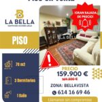 PISO EN VENTA EN BELLAVISTA-ZONA FRENTE A JARDINES DE HERCULES